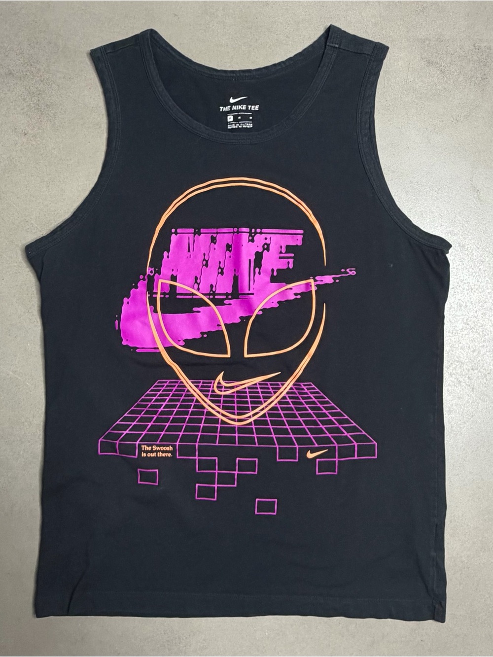 Nike “The Swoosh Is Out There” Alien Black Tank Top - M